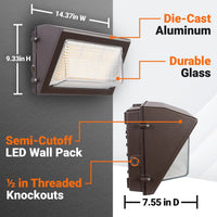 UL Wall Pack 80W 5000K RZ