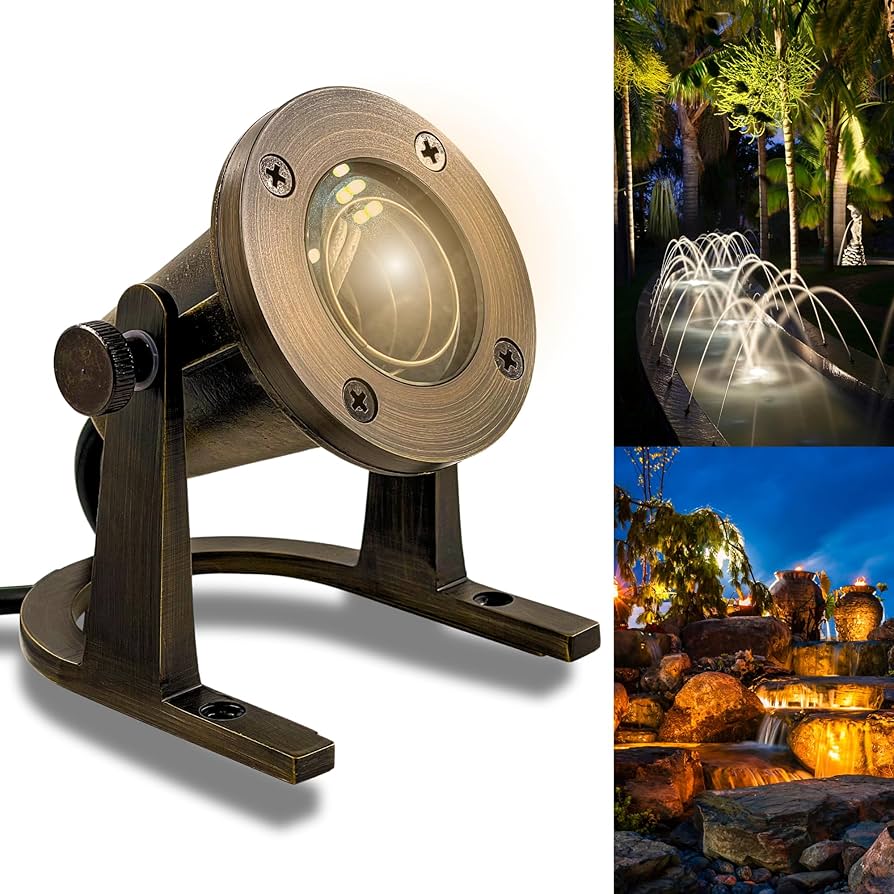 Radar Underwater Light RUL-8400-BBR (MR16) Bronze | Premium Waterproof Submersible Lighting System for Stunning Underwater Illumination | Perfect for Underground and Underwater Applications