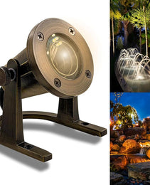 Radar Underwater Light RUL-8400-BBR (MR16) Bronze | Premium Waterproof Submersible Lighting System for Stunning Underwater Illumination | Perfect for Underground and Underwater Applications