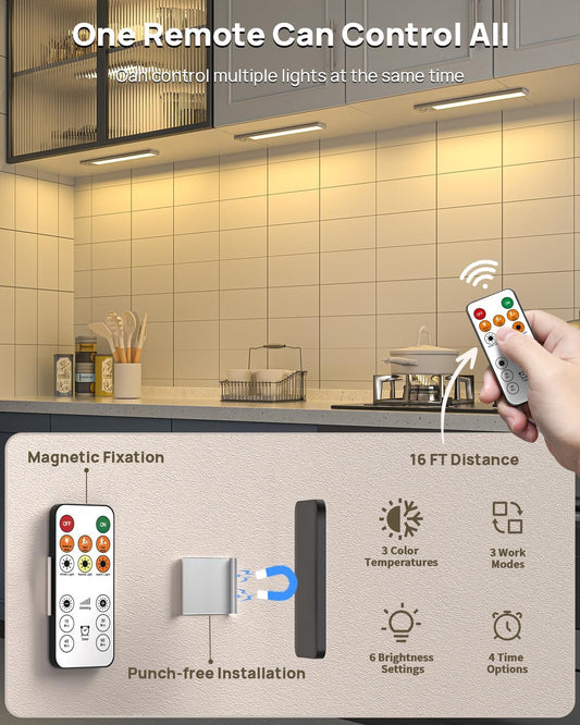 LED Motion Sensor Cabinet Light 1 ft (3pieces)