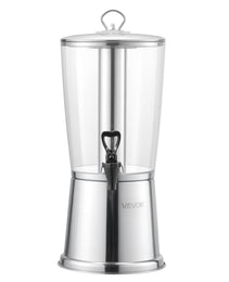 Drink Dispenser 2.1 Gal Beverage Dispenser For Parties With Spigot Ice Chamber