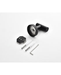 3-Pieces Bathroom Hardware Accessories Set - Towel Bar, Toilet Paper Holder, Robe Towel Hooks