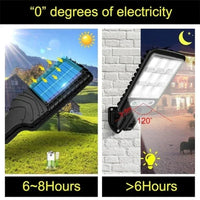 Powerful LED Solar Outdoor Courtyard Wall Lamp Rechargeable Induction Solar Garden Light Terrace Garage Door Street Lighting