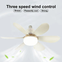 E26 E27 Base Home-use LED Ceiling Fan Light Wireless Remote Smart Fan Light 42cm 52cm Ceiling Fan for Room Office Study Kitchen