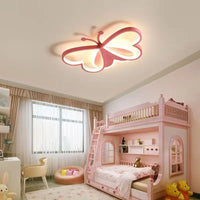 Luxury Lighting Butterfly LED Chandelier For Children's Room Bedroom Kids Ceiling Lamp Lighting Kids' Lamp
