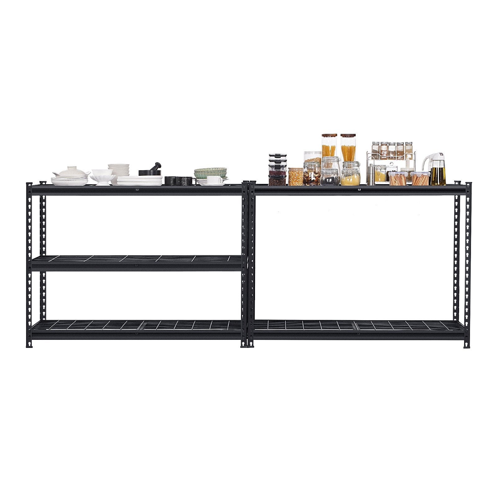 Storage Shelves 5 Tier Adjustable Heavy Duty Garage Shelving Units 3000 Lbs