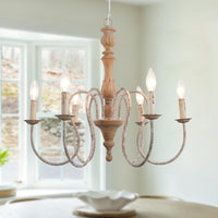 Vintage Orb Oil Rubble Black Chandelier for Dining Room
