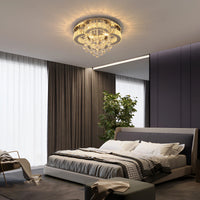 Modern Crystal Led Ceiling Lamp Pendant Light Chandelier Stainless Steel Kids Bedroom Living Dining Room Home Decor Indoor Lustr