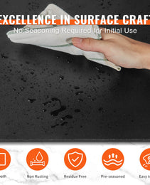 Pizza Steel, 20' X 14' X 3/8' Pizza Steel Plate For Oven, Pre-Seasoned Carbon Steel Pizza Baking Stone With 20X Higher Conductivity, Heavy Duty Rustproof Pizza Pan For Outdoor Grill, Indoor Oven
