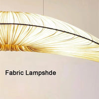 Art Sailboat Chandelier Designer Marine Cloth Pendant Lamp for Living Room Dining Room Kitchen Large Fabric Hanging Lights E27