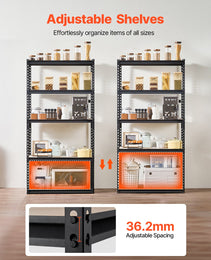 Storage Shelves 16 D X 36 W X 71.4 H 5-tier Garage Storage Shelving