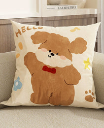 New Cute Dog Pillowcase Bedroom Cushion Cover Sofa Cushions Pillows Cover 45x45cm Pillow Case Home Decoration Car Office Seat