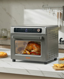 12-in-1 Digital Convection Oven – 1700W Air Fryer, Toaster & Bread Maker Combo