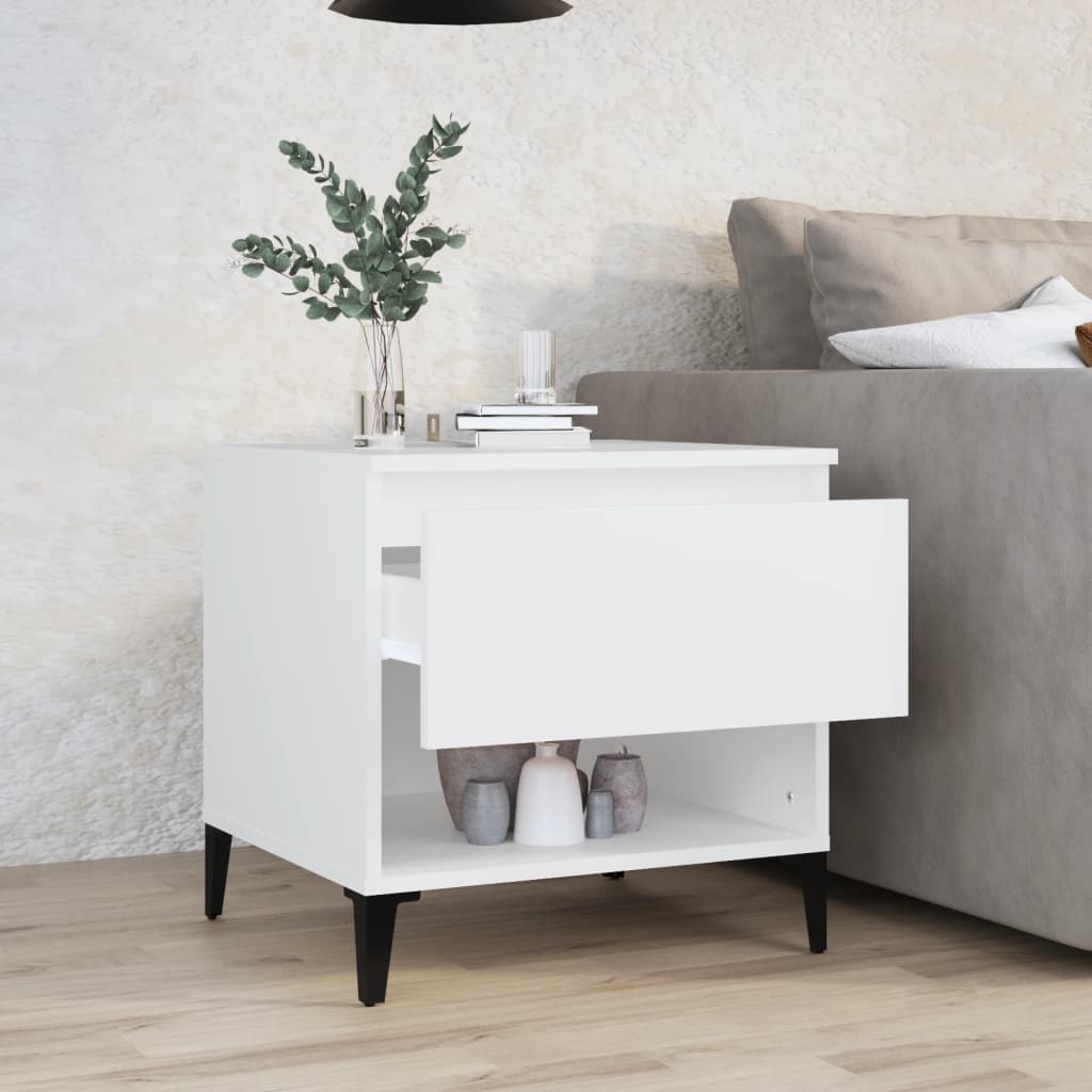Side Table 50x Wood Material   Side Tables 2 pcs.