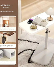 Flip-up Bedside Table Height-adjustable Side