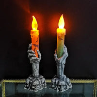 Halloween Led Candles Skeleton Ghost Hands LED Light Happy Halloween Party Home Decoration Supplies Haunted House Horror Props