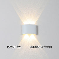 Led Wall Lamp outdoor Stair Light Fixture Bedside Loft Living Room Up Down Home Hallway Lampada 2W 4W 6W 8W 10W 12W Wall Sconces