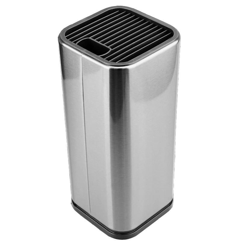 Stainless Steel Knife Holder with Drainable Design – Chopping Board & Knife Storage Rack