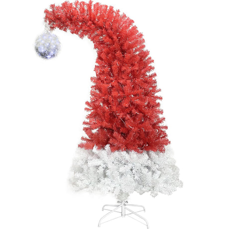 6 Foot Articulated Fir Artificial Fir Curved Top Christmas Tree 1250 Branch Tips, 300 LED Lights Christmas Lights - CJDS - CC