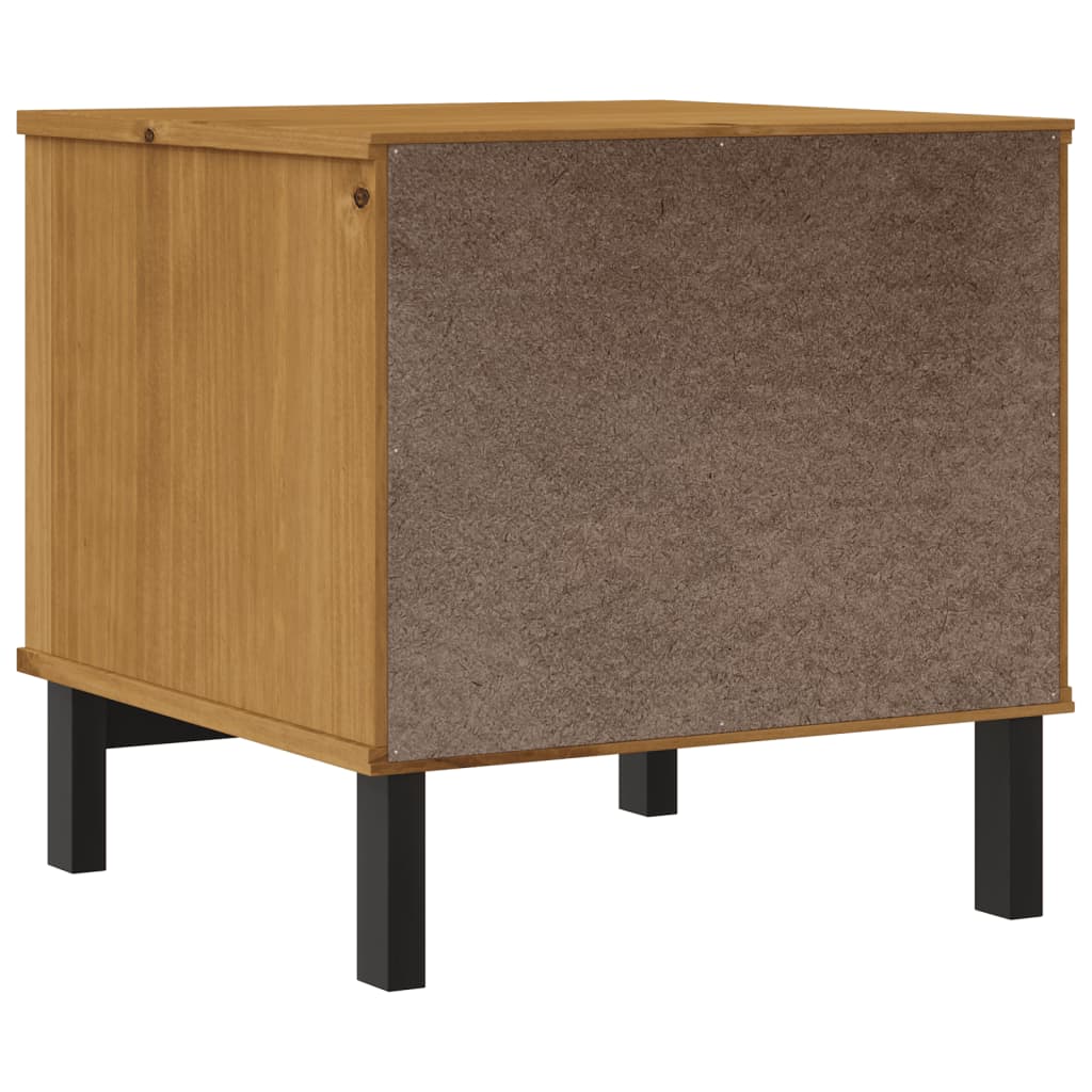 FLAM side table 50x50x50 cm solid pine wood