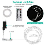 1Pc 7.87FT Lighted Birch Garland Lighted Twig Vine Lights 144LED Birch Garland With Lights String Light With Timer 8 Modes IP45 Waterproof For Christmas Fireplace Home Decoration - CJDS - FC