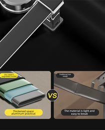 1 Suction Cup Telescopic Towel Rod