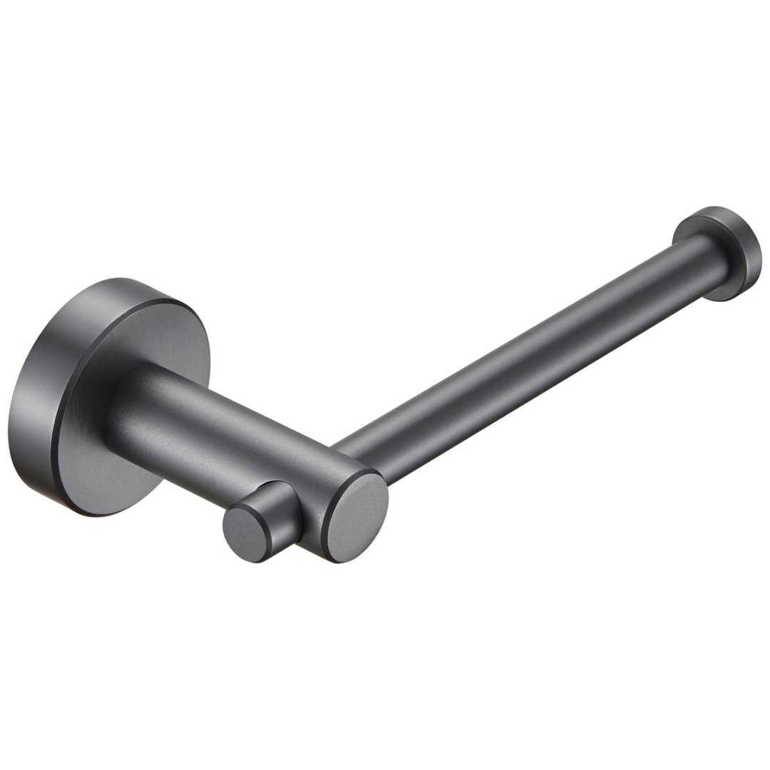 Toilet Paper Holder Gun Grey Thicken Space Aluminum Toilet Roll Holder For Bathroom, Kitchen, Washroom Wall Mount