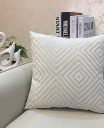 Home Decorative Sofa Throw Pillows Flannel Cushion Cover