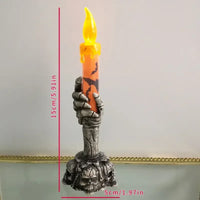 Halloween Led Candles Skeleton Ghost Hands LED Light Happy Halloween Party Home Decoration Supplies Haunted House Horror Props
