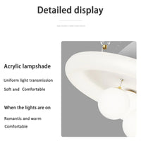 2025 New Children's House LED Pendant Lamp Living Room Restaurant Boy Girl Bedroom Full Spectrum Eye Chandelier Home Decor Light
