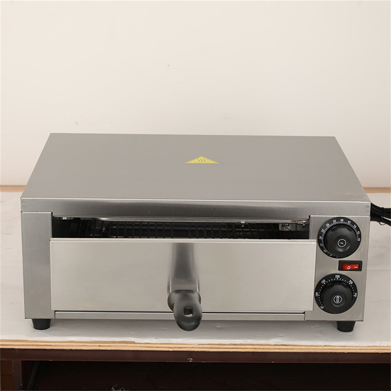14-Inch Single-Layer Professional Pizza Oven – High-Performance Countertop Stone Baker