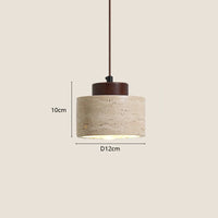 Japanese Modern Designer Wabi-Sabai Bedroom Bedside Lighting Bar B&B Yellow Cave Stone Chandelier Bedside Hanging Wire Lamp