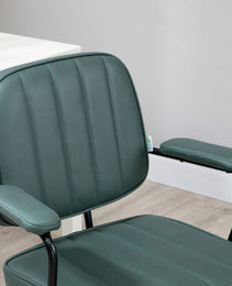Home Office Chair with Adjustable Height and Tilt, Green
