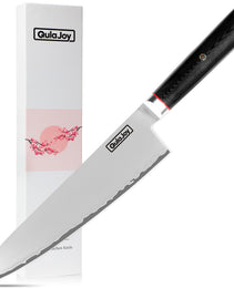 Qulajoy VG10 Chef Knife, Japanese 10Cr15MoV Steel Chefs Knives, Slicing Knife For Meat Vegetable