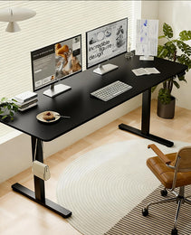 Electric Standing Desk Height Adjustable Desk For Home And Office Computer Table Gaming Desk Modern Luxiury Table 55  Lift-up Desk