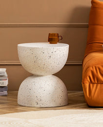 Nordic Small Round Table Living Room Cream Style Side Table