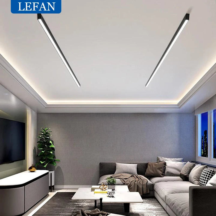 Modern Minimalist Line Led Ceiling Lamp Indoor Ceiling Light For Living Room Dining Room Kitchen Balcony Porch Bedroom Office