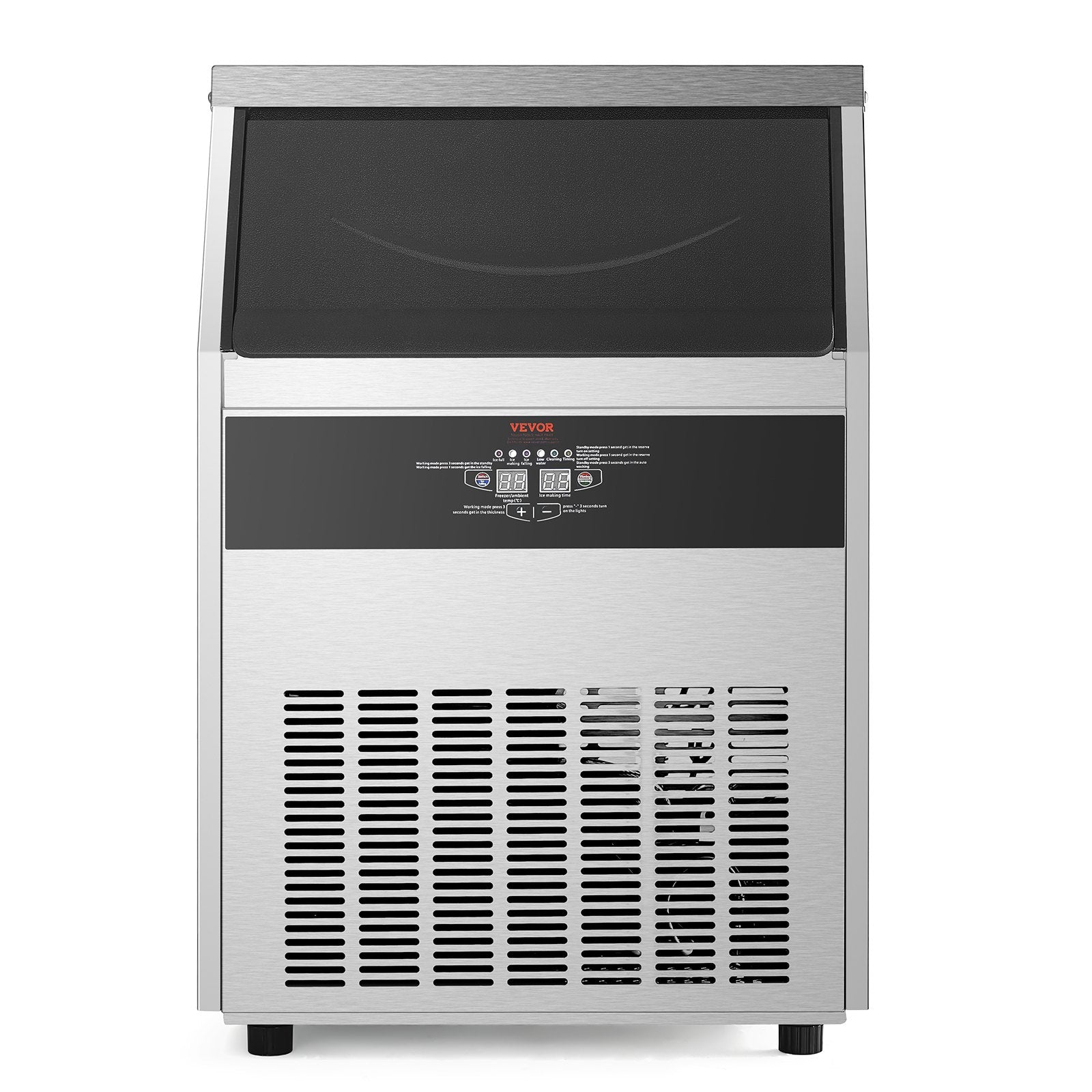 Commercial Ice Maker Freestanding Cabinet Machine 160lbs/24H 80 Ice Cubes