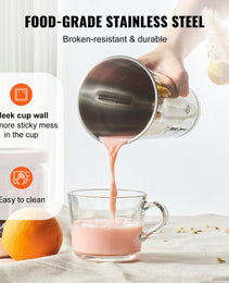 Milkshake Maker Machine, 375W Commercial Milk Shake Maker Mixer, Single Head Drink Mixer Blender Machine, 3-Speed Milkshake Blender With 27.7oz Stainless Steel Cup For Commercial
