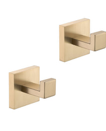 2 Pack Wall-Mounted Stainless Steel Bathroom Towel Hooks Coat Hooks For Bathroom, Bedroom, Kitchen