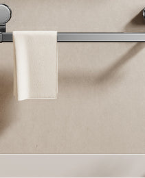 1 Suction Cup Telescopic Towel Rod