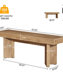 Dining Bench,Nordic Style Kitchen Table Bench,Bedroom Seating
