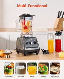 61 Oz 1400W Blender For Smoothies Food Processing Blender For Kitchen