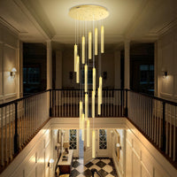 5-Lights Rectangular Pendant Lights for Kitchen Island Black Linear Crystal Chandelier Modern Chandeliers for Kitchen Island Dining Room
