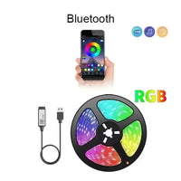 Smart RGB LED Gaming Light Strip USB Christmas Lights Music Sync Flexible Tape APP Remote Control for Gaming Room TV Backlight