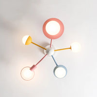 Nordic Chandelier Children Bedroom Glass Lampshade Cartoon LED Child Lamp for Girl Boy Kids Princess Room Kitchen Lighting