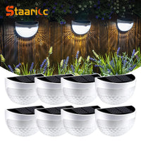 LED Solar Light Outdoor Wall Lamps Energy Garden Lamps Waterproof Solar Fence Lamp Christmas Decoration Festoon Led Light