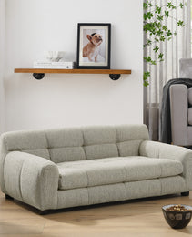 Soft And Comfortable Pet Sofa With Backrest And Armrests, Suitable For Modern Rectangular Pet Sofas For Small And Medium-sized Dogs,-Beige