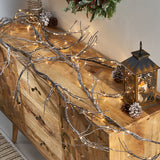 18 Foot Paper Flower Wreath With LED Lights - CJDS