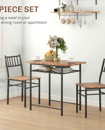 3-Piece Small Dining Table Set for 2